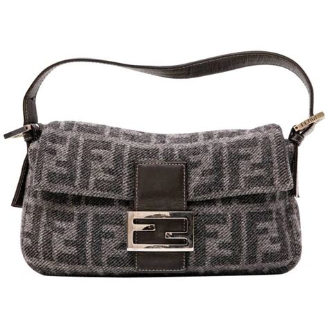 vintage fendi monogram bags|Fendi flat baguette.